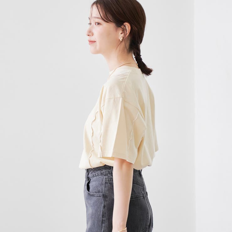 配色メローデザインTシャツ | coen【women】 | 詳細画像9 