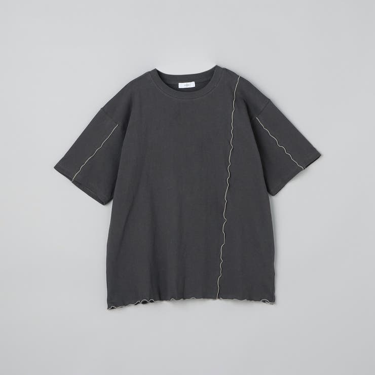 DK.GRAY | 配色メローデザインTシャツ | coen【women】