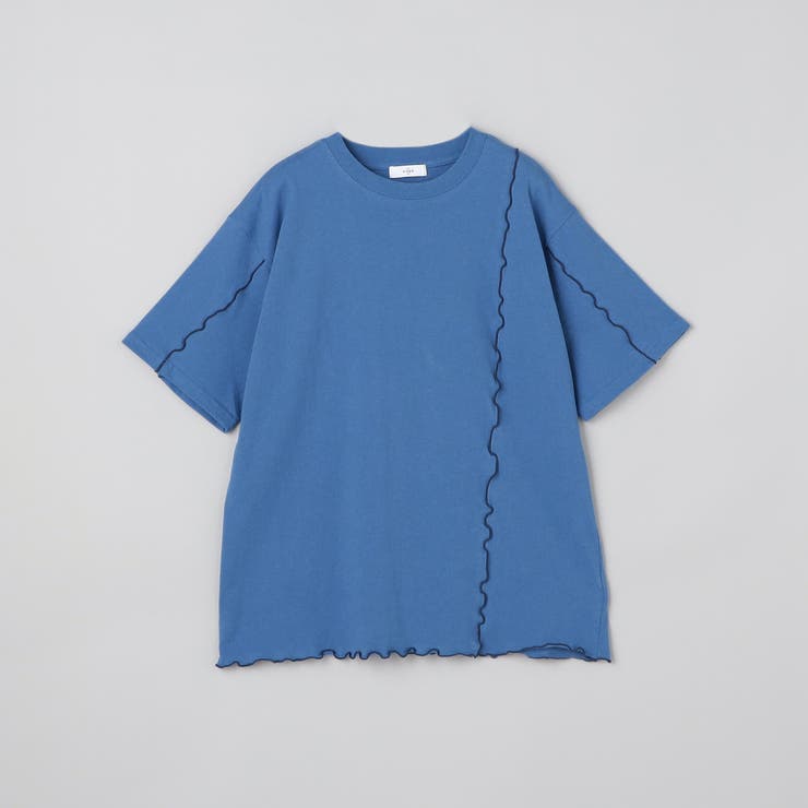 COBALT | 配色メローデザインTシャツ | coen【women】