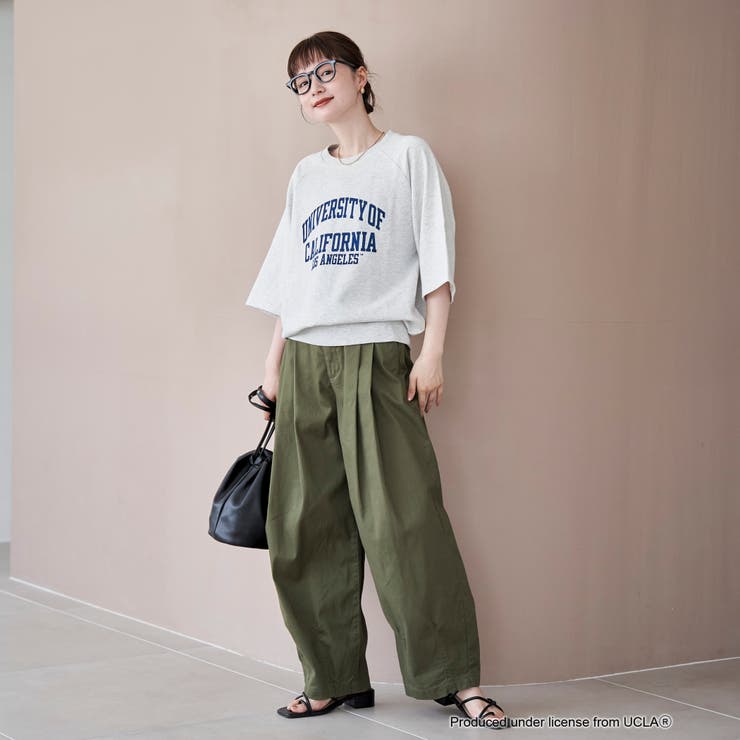 【UCLA 別注】 カレッジプリント裏毛ハーフスリーブプルオーバー | coen【women】 | 詳細画像7 