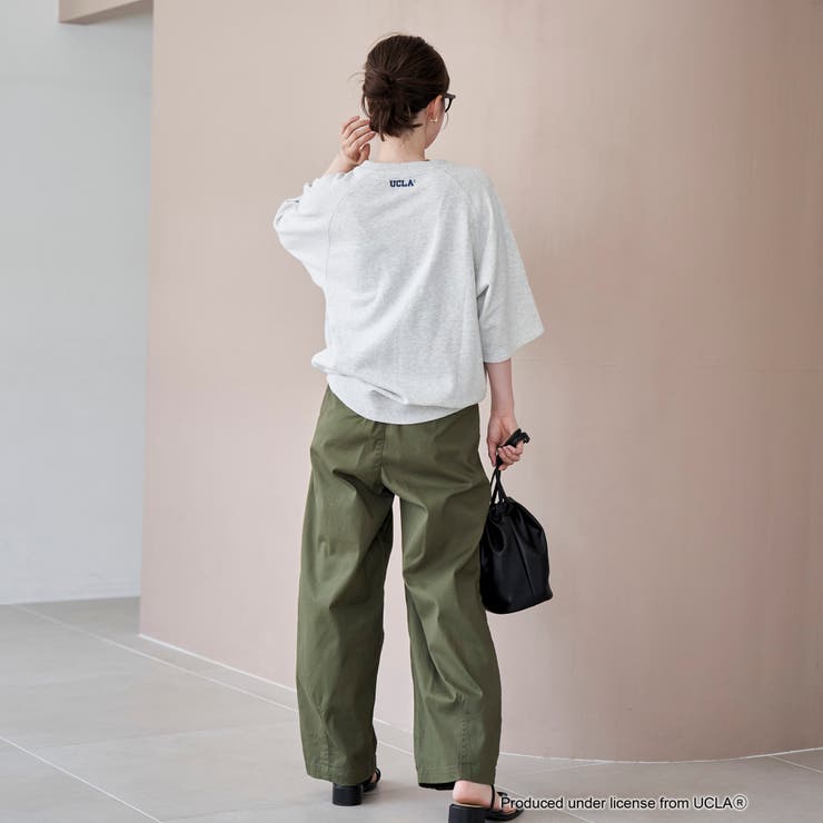 【UCLA 別注】 カレッジプリント裏毛ハーフスリーブプルオーバー | coen【women】 | 詳細画像9 