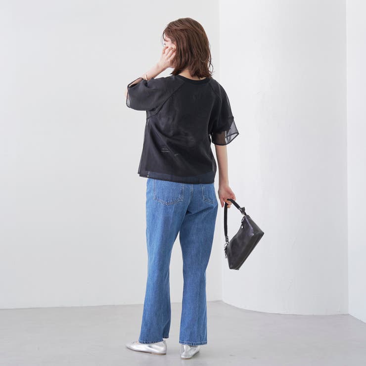 チビロゴ刺繍シアーオーバーTシャツ | coen【women】 | 詳細画像19 