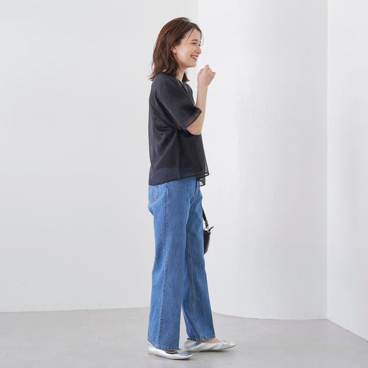 チビロゴ刺繍シアーオーバーTシャツ | coen【women】 | 詳細画像20 