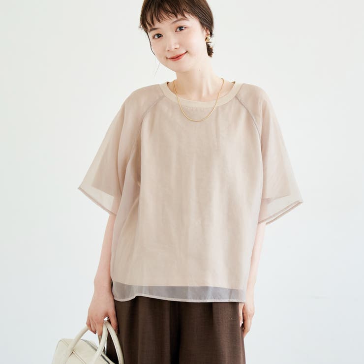 チビロゴ刺繍シアーオーバーTシャツ | coen【women】 | 詳細画像21 