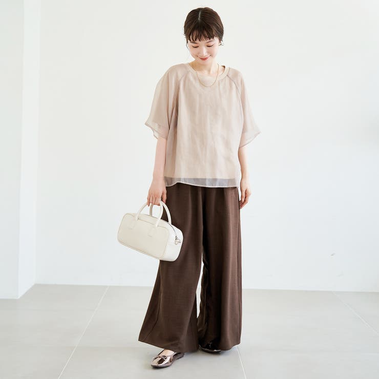 チビロゴ刺繍シアーオーバーTシャツ | coen【women】 | 詳細画像26 