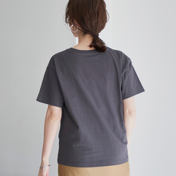 配色ロゴ刺繍Tシャツ | coen【women】 | 詳細画像11 