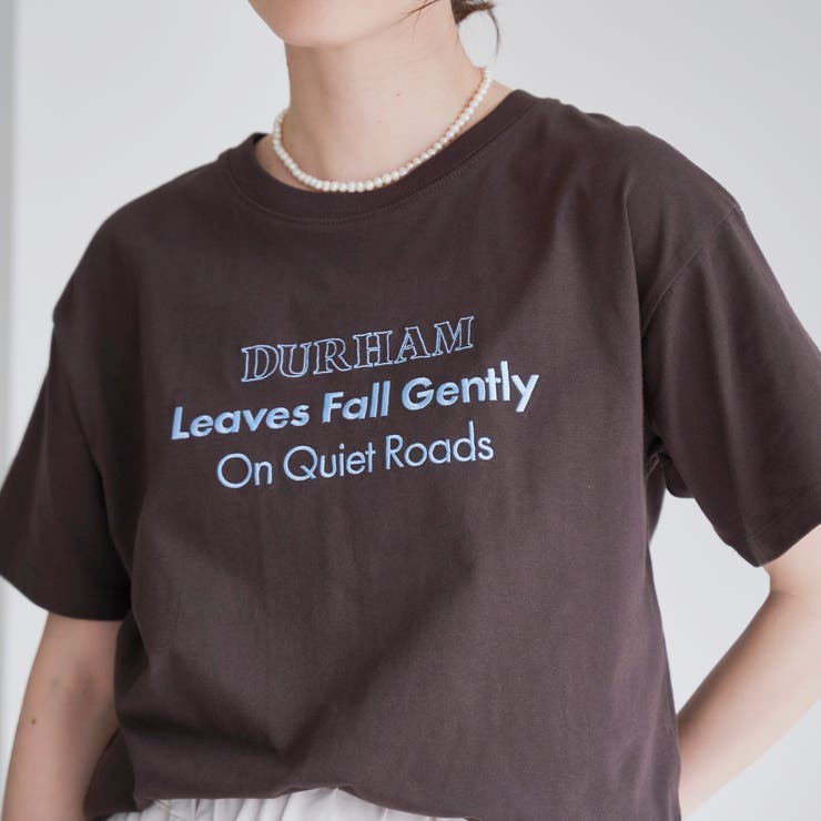 配色ロゴ刺繍Tシャツ | coen【women】 | 詳細画像18 