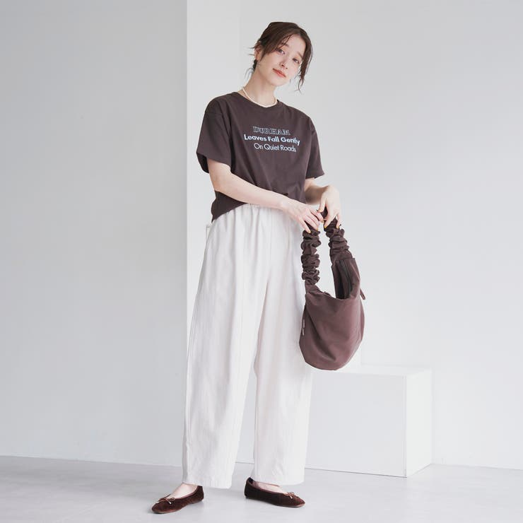 配色ロゴ刺繍Tシャツ | coen【women】 | 詳細画像19 