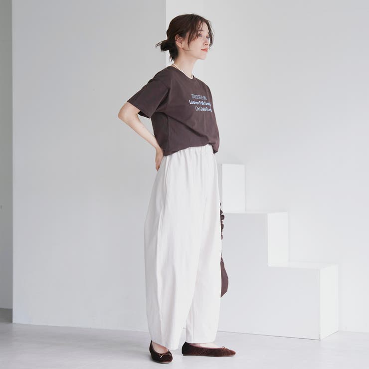 配色ロゴ刺繍Tシャツ | coen【women】 | 詳細画像20 