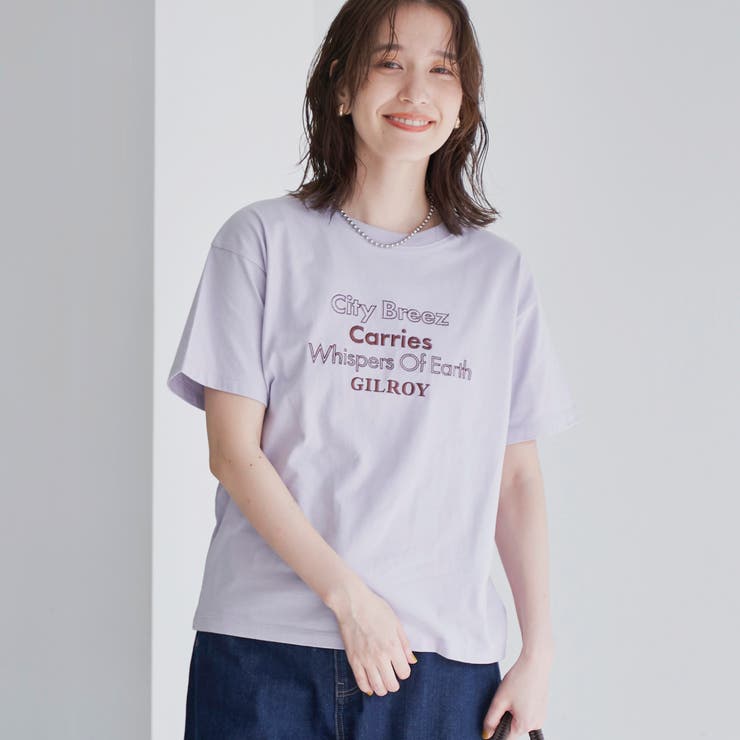 配色ロゴ刺繍Tシャツ | coen【women】 | 詳細画像22 