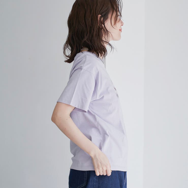 配色ロゴ刺繍Tシャツ | coen【women】 | 詳細画像23 