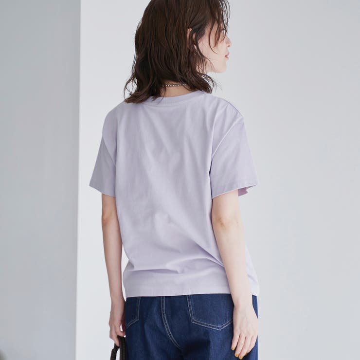 配色ロゴ刺繍Tシャツ | coen【women】 | 詳細画像24 