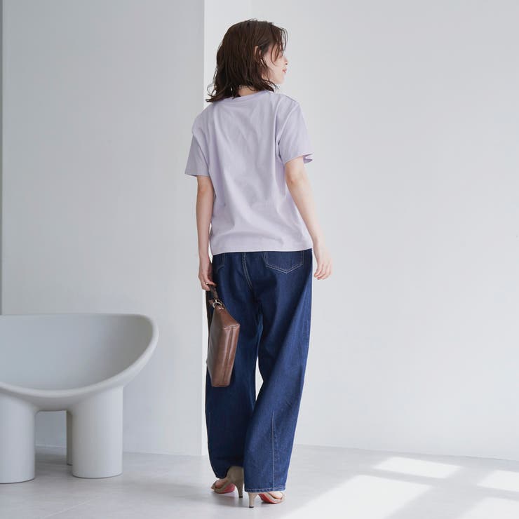 配色ロゴ刺繍Tシャツ | coen【women】 | 詳細画像28 