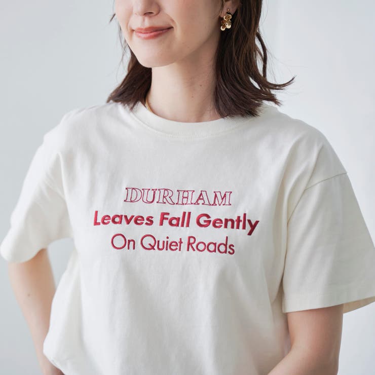 配色ロゴ刺繍Tシャツ | coen【women】 | 詳細画像5 