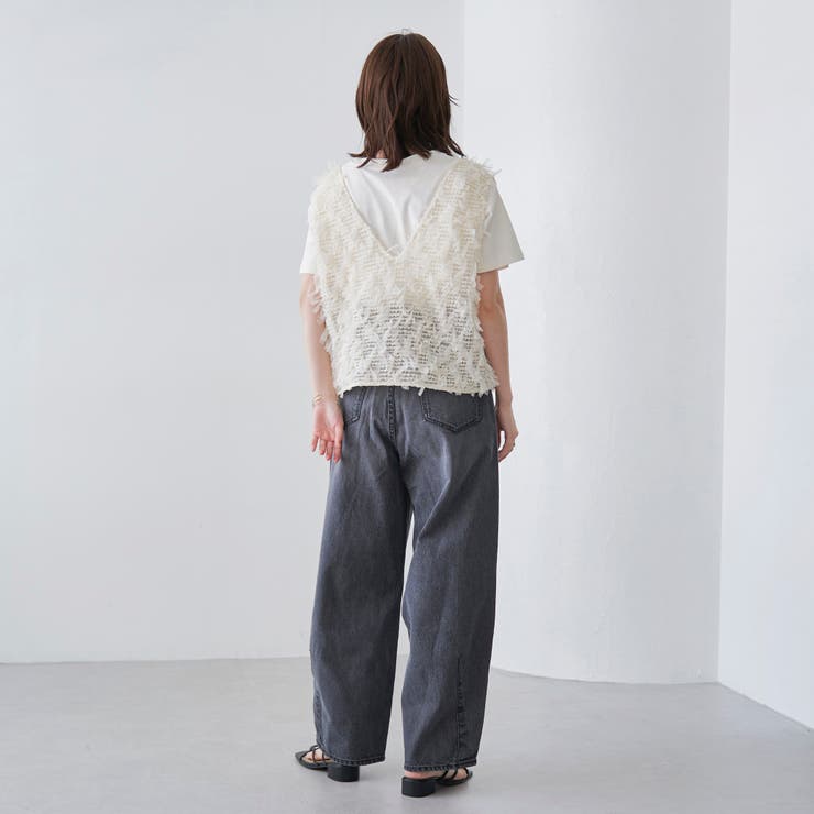 配色ロゴ刺繍Tシャツ | coen【women】 | 詳細画像8 