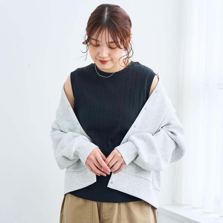 ランダムリブノースリーブタンクトップ | coen【women】 | 詳細画像5 