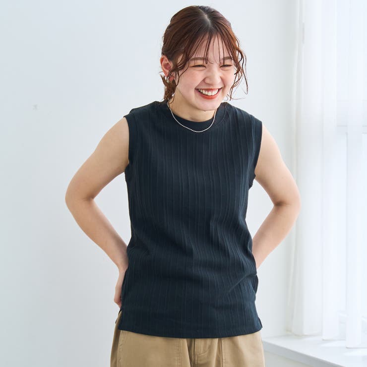 ランダムリブノースリーブタンクトップ | coen【women】 | 詳細画像6 
