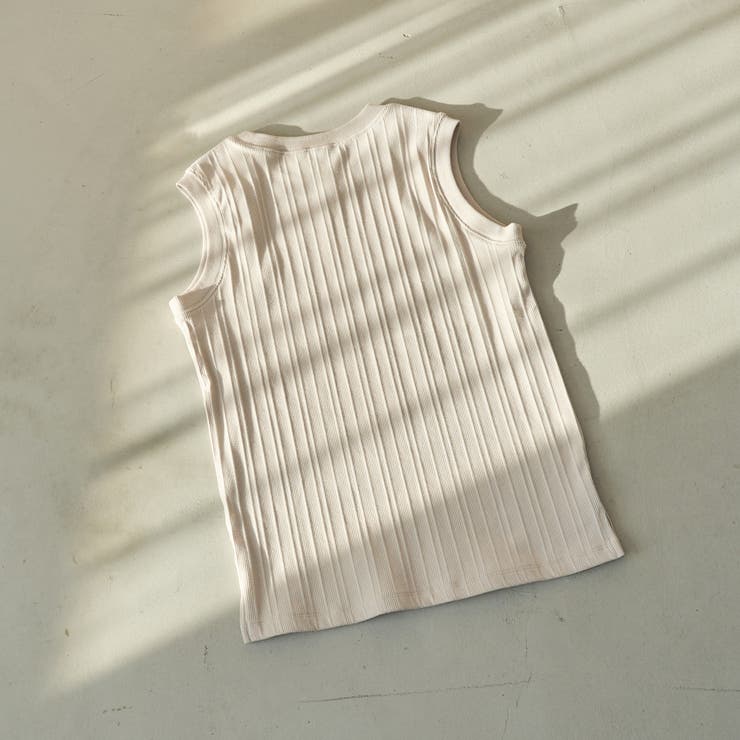 ランダムリブノースリーブタンクトップ | coen【women】 | 詳細画像8 