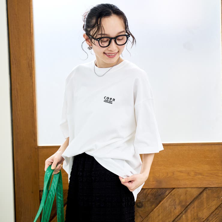 coen（コーエン）ロゴ刺繍 ユニT | coen【women】 | 詳細画像5 