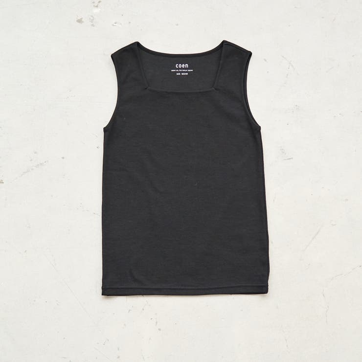 リブスクエアネックタンクトップ | coen【women】 | 詳細画像10 