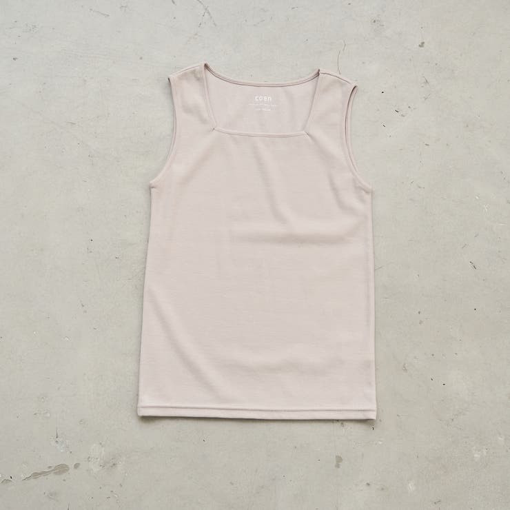 【新色登場 再入荷】リブスクエアネックタンクトップ（インフルエンサー紹介アイテム… | coen【women】 | 詳細画像19 