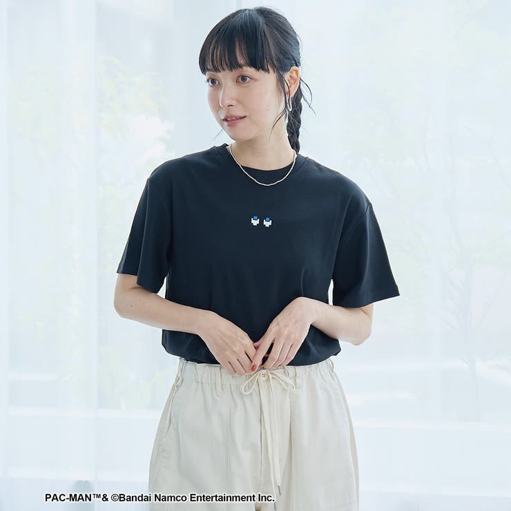 【PAC MAN(パックマン)別注】EYEデザイン フライスコンパクト刺繍Tシャ… | coen【women】 | 詳細画像10 