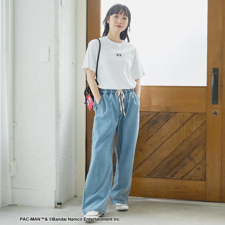 【PAC MAN(パックマン)別注】EYEデザイン フライスコンパクト刺繍Tシャ… | coen【women】 | 詳細画像2 
