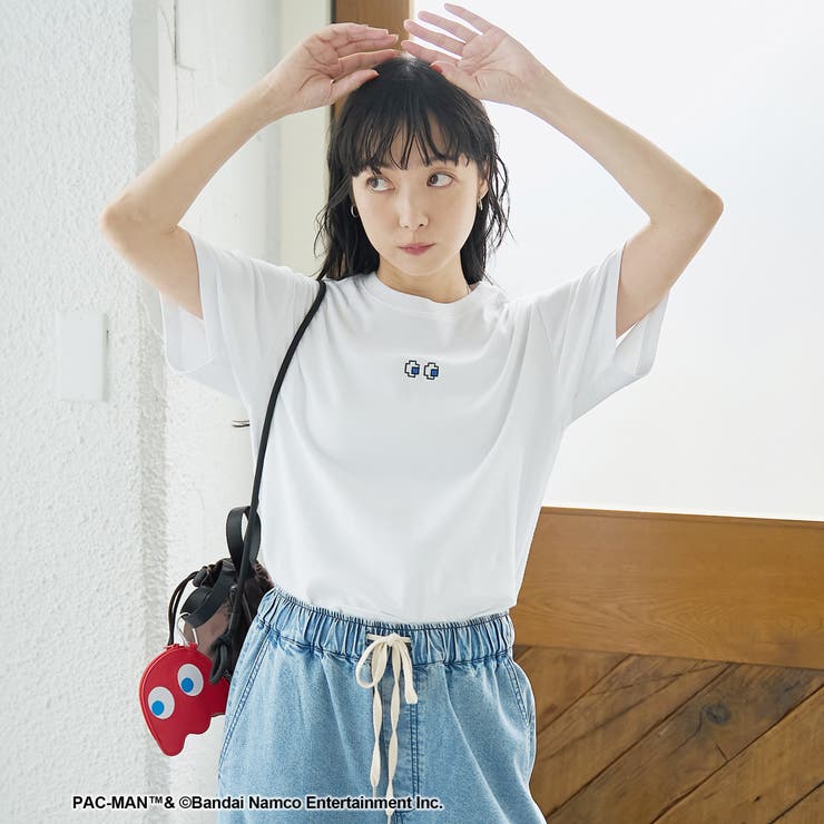 【PAC MAN(パックマン)別注】EYEデザイン フライスコンパクト刺繍Tシャ… | coen【women】 | 詳細画像4 