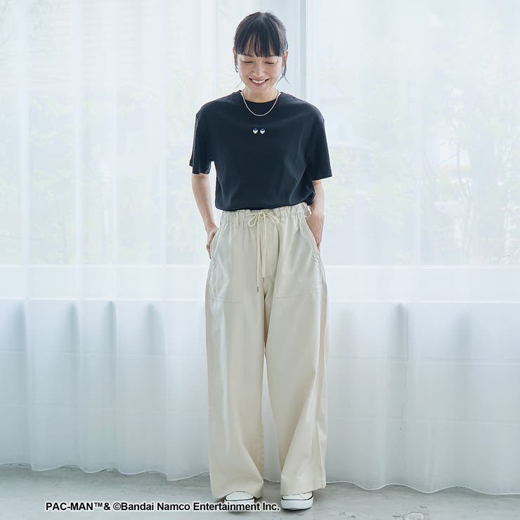 【PAC MAN(パックマン)別注】EYEデザイン フライスコンパクト刺繍Tシャ… | coen【women】 | 詳細画像8 