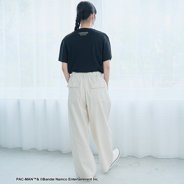 【PAC MAN(パックマン)別注】EYEデザイン フライスコンパクト刺繍Tシャ… | coen【women】 | 詳細画像9 