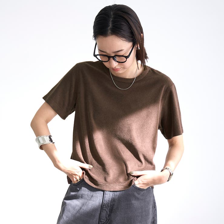 【Feel Soft】パイル半袖Tシャツ | coen【women】 | 詳細画像17 