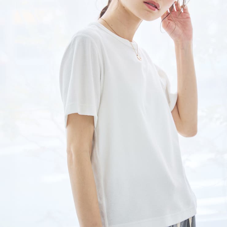 【Feel Soft】パイル半袖Tシャツ | coen【women】 | 詳細画像8 