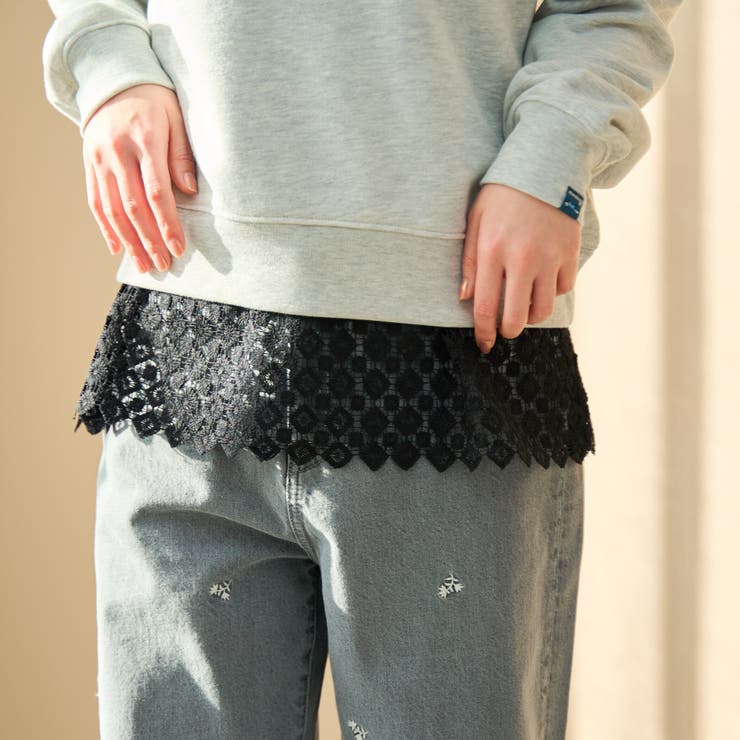 裾レース切替 レイヤード風タンクトップ | coen【women】 | 詳細画像14 