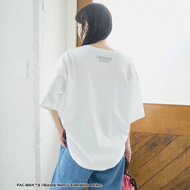 【PAC-MAN(パックマン)別注】GHOSTデザイン 天竺刺繍BIGTシャツ | coen【women】 | 詳細画像13 