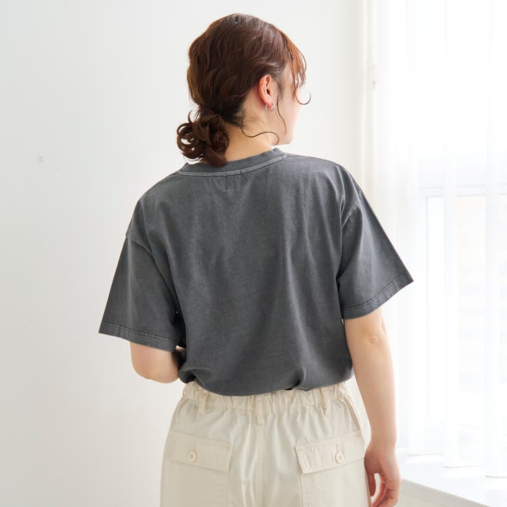 ピグメントアソートロゴプリントTシャツ | coen【women】 | 詳細画像11 