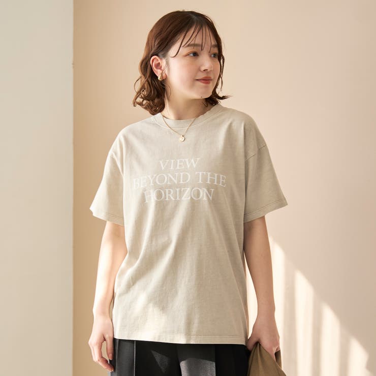 ピグメントアソートロゴプリントTシャツ | coen【women】 | 詳細画像18 