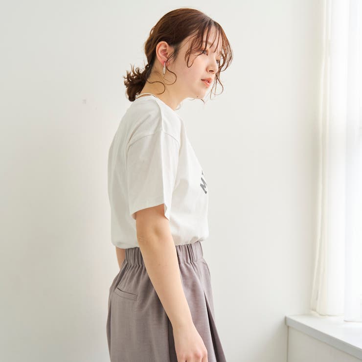ピグメントアソートロゴプリントTシャツ | coen【women】 | 詳細画像5 