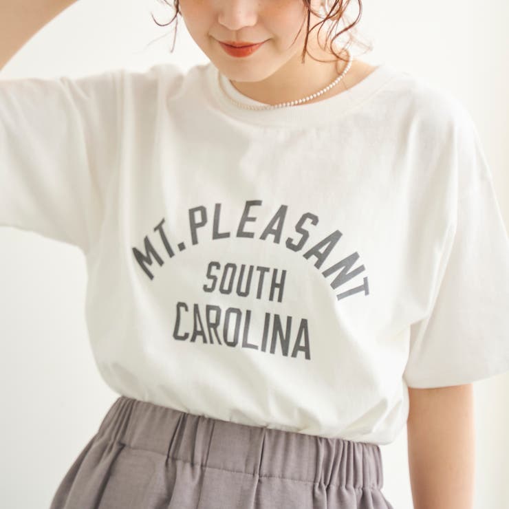 ピグメントアソートロゴプリントTシャツ | coen【women】 | 詳細画像7 