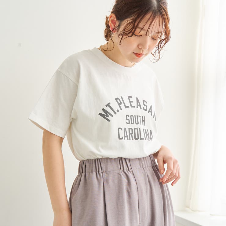 OFF WHITE | ピグメントアソートロゴプリントTシャツ | coen【women】