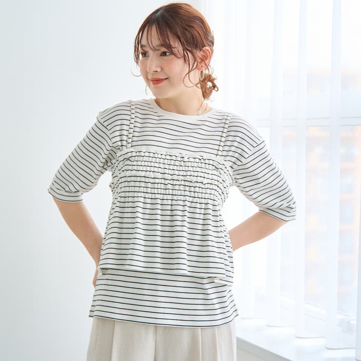 【セットアイテム】マルチウェイビスチェリブカットソーセット | coen【women】 | 詳細画像4 