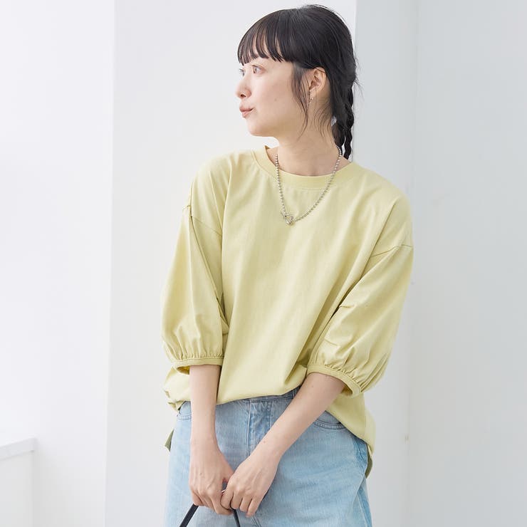 USAコットン  ボリューム スリーブ 半袖Tシャツ | coen【women】 | 詳細画像15 