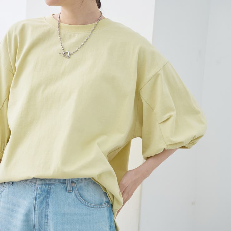 USAコットン  ボリューム スリーブ 半袖Tシャツ | coen【women】 | 詳細画像18 