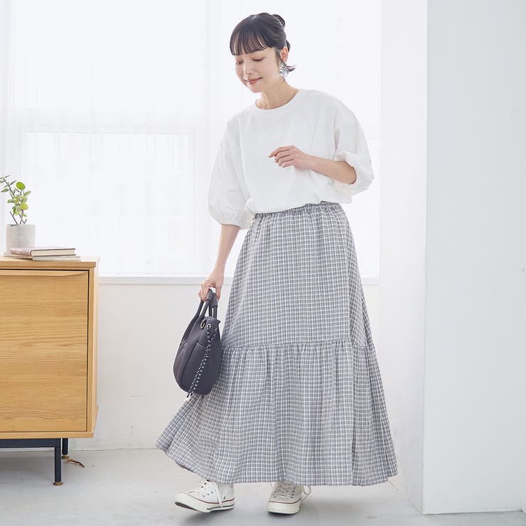 USAコットン  ボリューム スリーブ 半袖Tシャツ | coen【women】 | 詳細画像2 