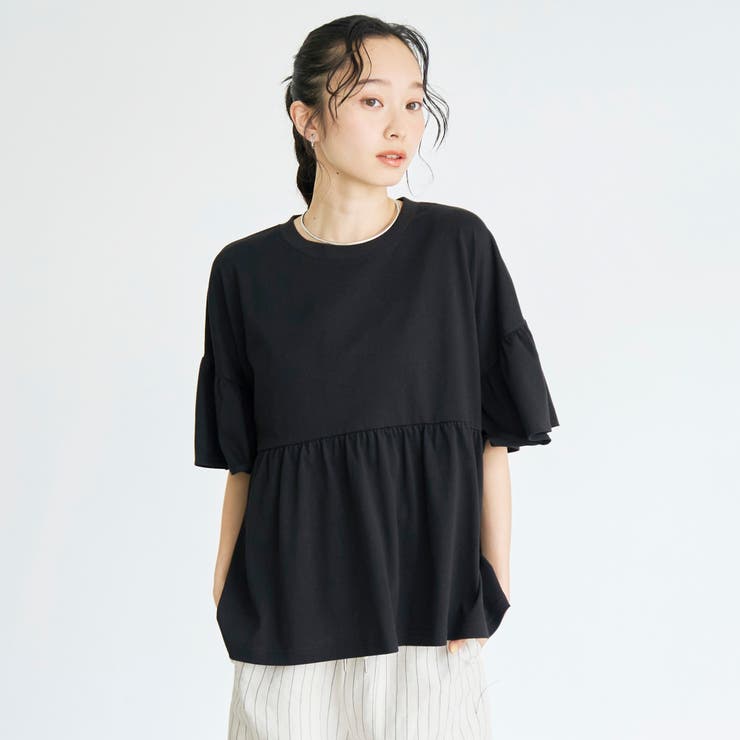 【UVカット 接触冷感】WELLTECT（ウェルテクト）USAコットン ペプラム… | coen【women】 | 詳細画像10 