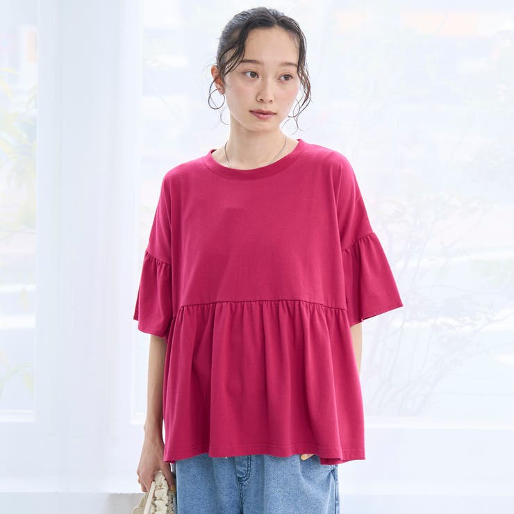 【UVカット 接触冷感】WELLTECT（ウェルテクト）USAコットン ペプラム… | coen【women】 | 詳細画像16 