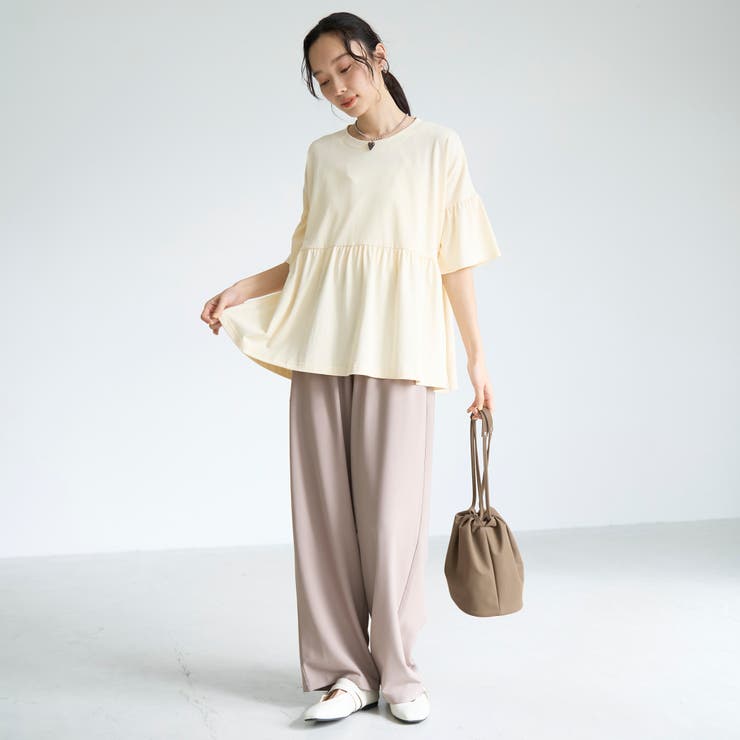 【UVカット 接触冷感】WELLTECT（ウェルテクト）USAコットン ペプラム… | coen【women】 | 詳細画像20 