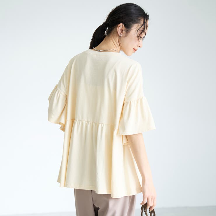 【UVカット 接触冷感】WELLTECT（ウェルテクト）USAコットン ペプラム… | coen【women】 | 詳細画像24 