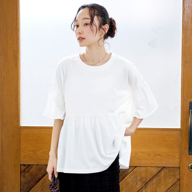 【UVカット 接触冷感】WELLTECT（ウェルテクト）USAコットン ペプラム… | coen【women】 | 詳細画像5 