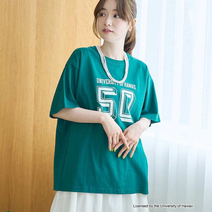 KELLY | アソートカレッジロゴ プリントTシャツ | coen【women】
