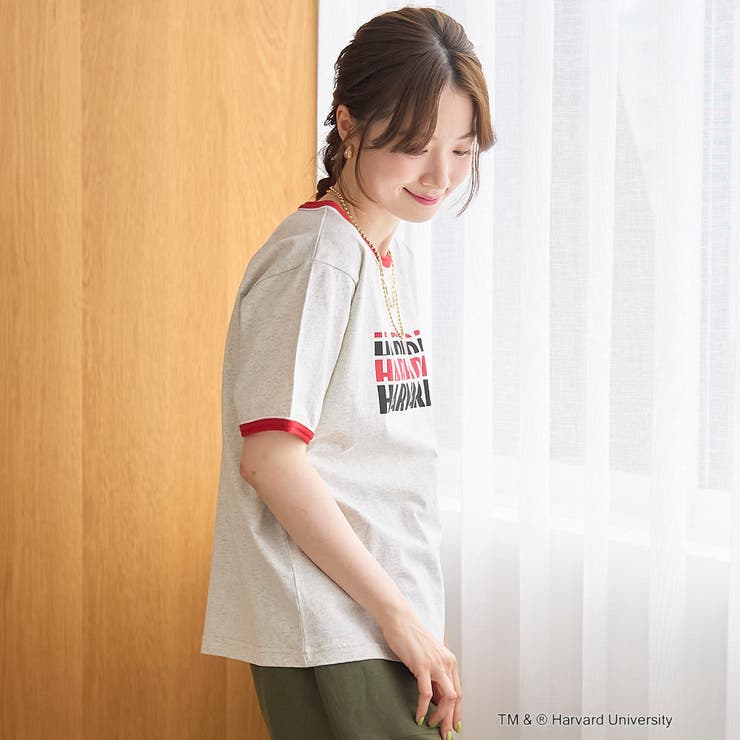 アソートカレッジロゴ 配色リンガーTシャツ | coen【women】 | 詳細画像11 